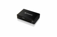 Transcend RDF8 USB 3.0 čtečka paměťových karet SDHC/SDXC (UHS-I), microSDHC/SDXC (UHS-I), CompactFlash (UDMA7), černá