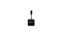 Transcend RDC3 USB-C (3.2 Gen 1) čtečka paměťových karet SDHC/SDXC (UHS-I)/microSDHC/microSDXC (UHS-I), černá