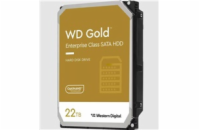 WD GOLD WD221KRYZ 22TB SATA/ 6Gb/s 512MB cache 7200 ot., CMR, Enterprise