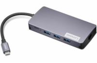 Lenovo Dock CONS - Lenovo 150 - USB-C Travel (100W max), 1x USB-C, 3x USB-A, 1x HDMI, 1x VGA, 1x RJ45, 1x TF/SD čtečka