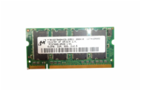 Micron 512MB DDR1 PC2700 333MHz CL3 SODIMM Operační paměť Micron 512MB DDR1 333 MHz CL3 SODIMM pro notebooky. PN MT8VDDT6464HDG-335C1.