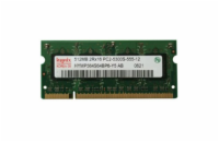 Hynix 512MB DDR2 PC5300 667MHz CL5 SODIMM Operační paměť Hynix 512MB DDR2 667 MHz CL5 SODIMM pro notebooky. PN HYMP564S64BP6-Y5.