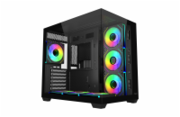 FSP M341-BA/Midi Tower/Transpar./Černá