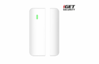 iGET SECURITY MP4 - bezdrátový magnetický senzor pro dveře/okna pro alarm M6-4G, výdrž bat. až 5 let
