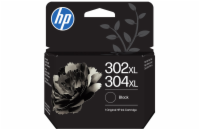 HP 302XL/304XL černá inkoustová kazeta, B7RT9AE originál