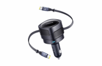 Baseus Enjoyment Max Nabíječka do Auta USB-C/USB-C 60W Cosmic Black