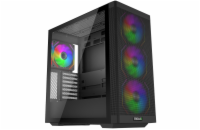 EVOLVEO Scorpio, Big Tower/4x ARGB/sklo+mřížka