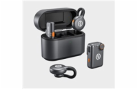 BAZAR - Hollyland LARK M2S Mini Combo  Wireless Lavalier Microphone Mini Combo (Space Gray) - Poškozený obal (Komplet)