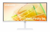 SAMSUNG MT LED LCD Monitor 34" ViewFinity LS34C650TAUXEN - prohnutý,VA,3440x1440,5ms,100Hz,HDMI,DisplayPort