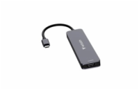 VERBATIM Dokovací stanice USB-C, 7v1, HDMI, USB-C PD, USB-C, 2xUSB 3.0, SD a microSD, šedá