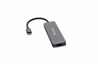 VERBATIM Dokovací stanice USB-C, 6v1, HDMI, USB-C PD, USB 3.0, USB 2.0, SD a microSD, šedá