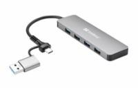 Sandberg USB-C/A to 4xUSB 3.0 Hub