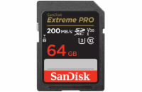 SanDisk SDXC karta 64GB Extreme PRO (200 MB/s Class 10, UHS-I U3 V30)