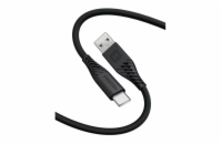 Swissten Datový kabel SOFT SILICONE USB / USB-C 1,5 M 60W ČERNÝ
