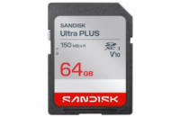 Sandisk Ultra PLUS SDXC karta 64GB UHS-I, V10, U1, C10, (150MB/s)