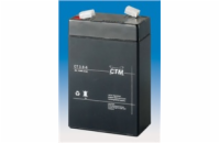 Baterie - CTM CT 6-3 (6V/3Ah - Faston 187), životnost 5let