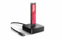 AXAGON ADSA-M2C11L, USB-C 10Gbps dokovací stanice pro 1× M.2 NVMe SSD