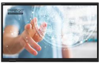 PRESTIGIO SOLUTIONS Multiboard 86-inch Light Series Gen 7, Android 14, Google EDLA, AI button, 8/128GB, 50TP, black
