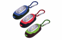Solight LED svítilna s karabinou, 30lm, COB LED, 2x CR2032 součástí - WL114-1