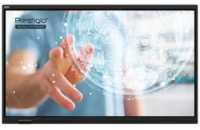 PRESTIGIO SOLUTIONS Multiboard 75-inch Light Series Gen 7, Android 14, Google EDLA, AI button, 8/128GB, 50TP, black