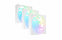 Ventilátor FURY SAI S12 ARGB PWM, 3-Pack, Bílý