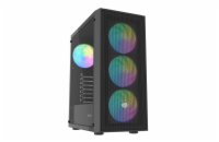 PC skříň Fury SHOBO SH8F, ARGB , Midi Tower, Černá