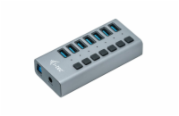i-tec USB 3.0 nabíjecí HUB 7 Port + napájecí adaptér 36 W