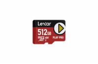 Lexar paměťová karta 512GB PLAY PRO microSDXC™ Express 7, čtení/zápis 900/600 MB/s 