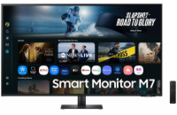 Samsung Smart Monitor M7 43" / M70F / 4K UHD 3840x2160 / 16:9 / VA / 4ms / 60Hz / HDMI/USB/USB-C/WiFi/BT/VESA/Repro