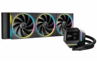 DEEPCOOL vodní chladič LM360 / 3x120mm ARGB fan / 4pin PWM / displej / černý