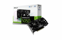 PNY VGA Nvidia GeForce RTX 5050 8GB Dual Fan, RTX 5050, 8GB GDDR6, 3xDP, 1xHDMI