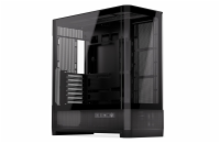 Endorfy skříň Aquarius 8000 Flex / ATX / až 10 fans / USB 3.0 / USB-C / panoramatická / zaoblené sklo / černá