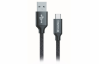 Colorway Datový Kabel Usb /Type-C/ 1m/ 2.1A/ Černý