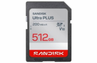 Sandisk Ultra PLUS SDXC karta 512GB UHS-I, V10, U1, C10, (200MB/s)