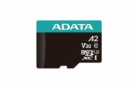 ADATA MicroSDXC 256 GB AUSDX256GUI3V30SA2-RA1 ADATA V30S/micro SDXC/256GB/100MBps/UHS-I U3 / Class 10/+ Adaptér