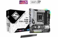 ASRock MB Sc LGA1700 B760M STEEL LEGEND WIFI, Intel B760, 4xDDR5, 1xDP, 1xHDMI, WI-FI, mATX