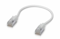Ubiquiti UniFi Premium Patch Cable 0.15m 24pck - Patch kabel, Cat6a, Etherlighting, bílý, délka 0,15m, 24 kusů