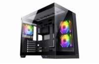 1stCOOL CubeTower DREAMER, skrinka ATX, 3x ARGB ventilátor + radič, USB3.0, USB-C, čierna