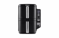 Ninja SL300EU Double Stack horkovzdušná fritéza, 7,6l, černá, 6 funkcí, stohovatelné zásuvky, nepřilnavé