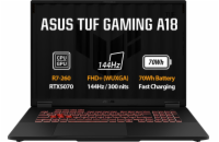 ASUS TUF Gaming A18 - Ryzen 7 260/16GB/512GB SSD/RTX 5070 8GB/18"/WUXGA/IPS/2y PUR/Bez OS/šedá