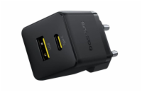 Baseus Rychlonabíječka do sítě Palm 30W 1xUSB-A 1xUSB-C PD QC 3.0 černá