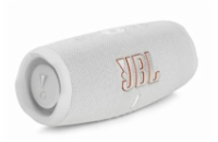 JBL Charge 5 white, bezdrátové repro s powerbankou, PartyBoost, IP67, 40W