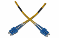 Optický patchkabel duplexní, SC-SC 9/125um SM 7m, OS2