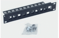 Patch panel 10"  10portů MODULÁRNÍ 1U