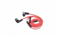 GEMBIRD Sluchátka MHS-EP-OPO pro MP3, plochý kabel, s mikrofonem
