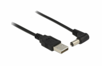 Delock napájecí kabel USB > DC 5.5 x 2.1 mm samec 90° 1.5 m