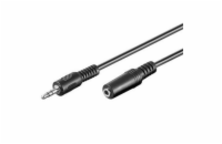 PREMIUMCORD Kabel audio 3,5mm Jack - Jack prodlužovací  3m (M/F, stereo)