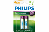 Philips dobíjecí baterie AA 2600mAh, NiMH - 2ks