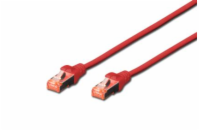 Digitus CAT 6 Patch Cable, S-FTP, AWG 26/7, červený 0,5m