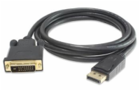 PremiumCord DisplayPort na DVI kabel 5m, stín. M/M